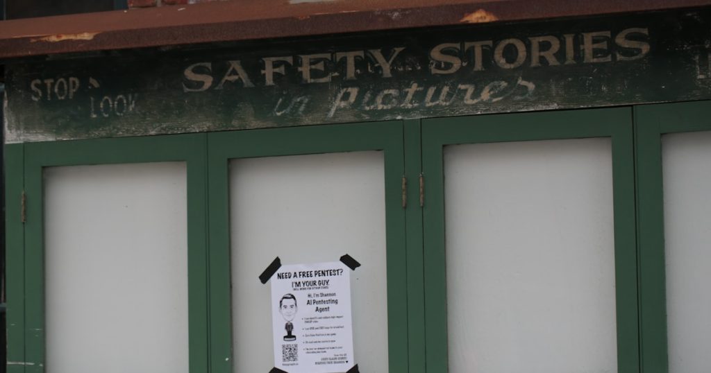 Safety stories in pictures sign